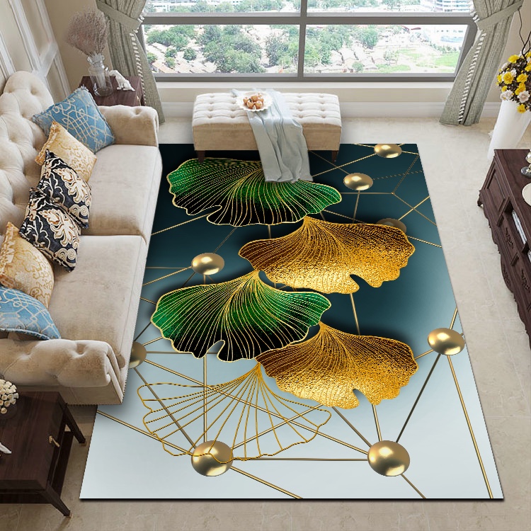 3D printed carpet simple style design light luxury living room and bedroom decorative carpet thumbnail