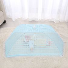定制婴儿床蚊帐宝宝防蚊网罩可折叠网布伞罩无底通用网格食物罩