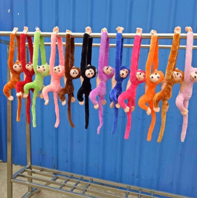 A 120cm large plush monkey