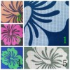600D printed five-section rose bag fabric, toiletry bag fabric, factory direct sales, leather fabric Specification image