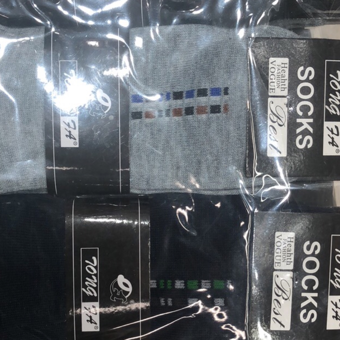 袜子同发针织厂家直销外贸涤棉棉男女袜短袜便宜耐穿Long man图