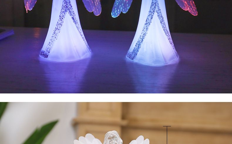 Guangqian Angel Christian Seven-color Lights Christmas Decorations, Christmas Atmosphere Lights, Christmas gifts pic 2