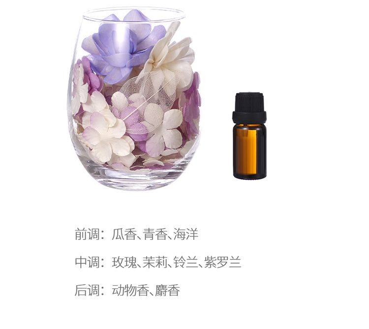 Handmade petal flameless aromatherapy essential oil for home use, indoor toilet air purification, room perfume lasting detail image 3