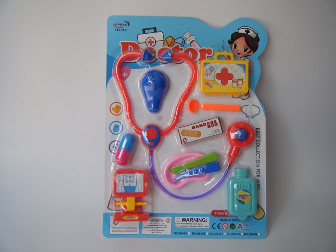 儿童过家家牙医听诊器护士小医生玩具套装女孩男孩宝宝医疗箱打针326-877