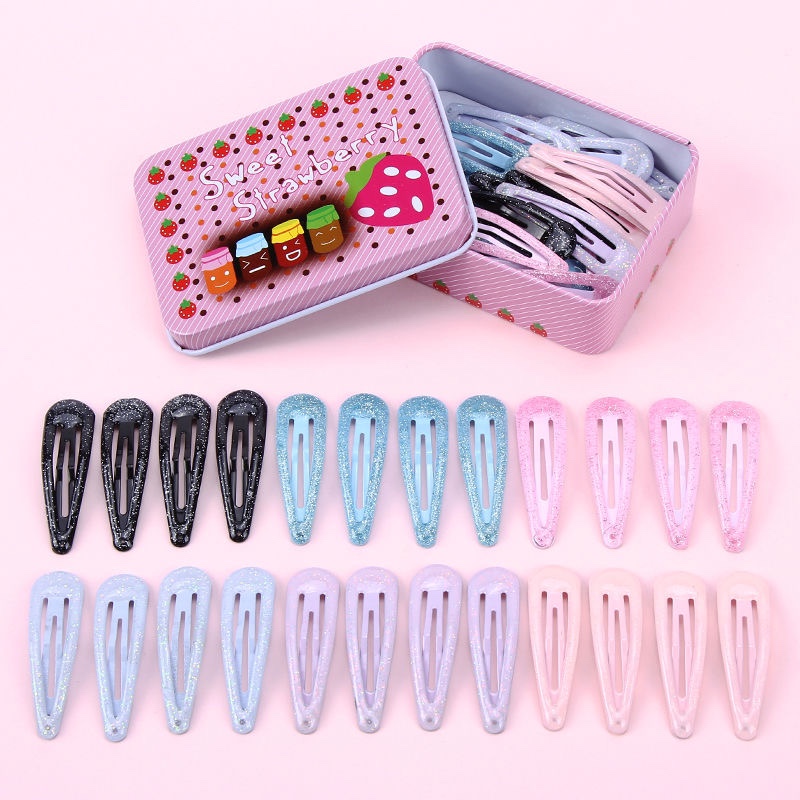 彩色发夹网红BB夹韩国少女心顶夹蹦迪头饰成人儿童ins刘海卡子产品图