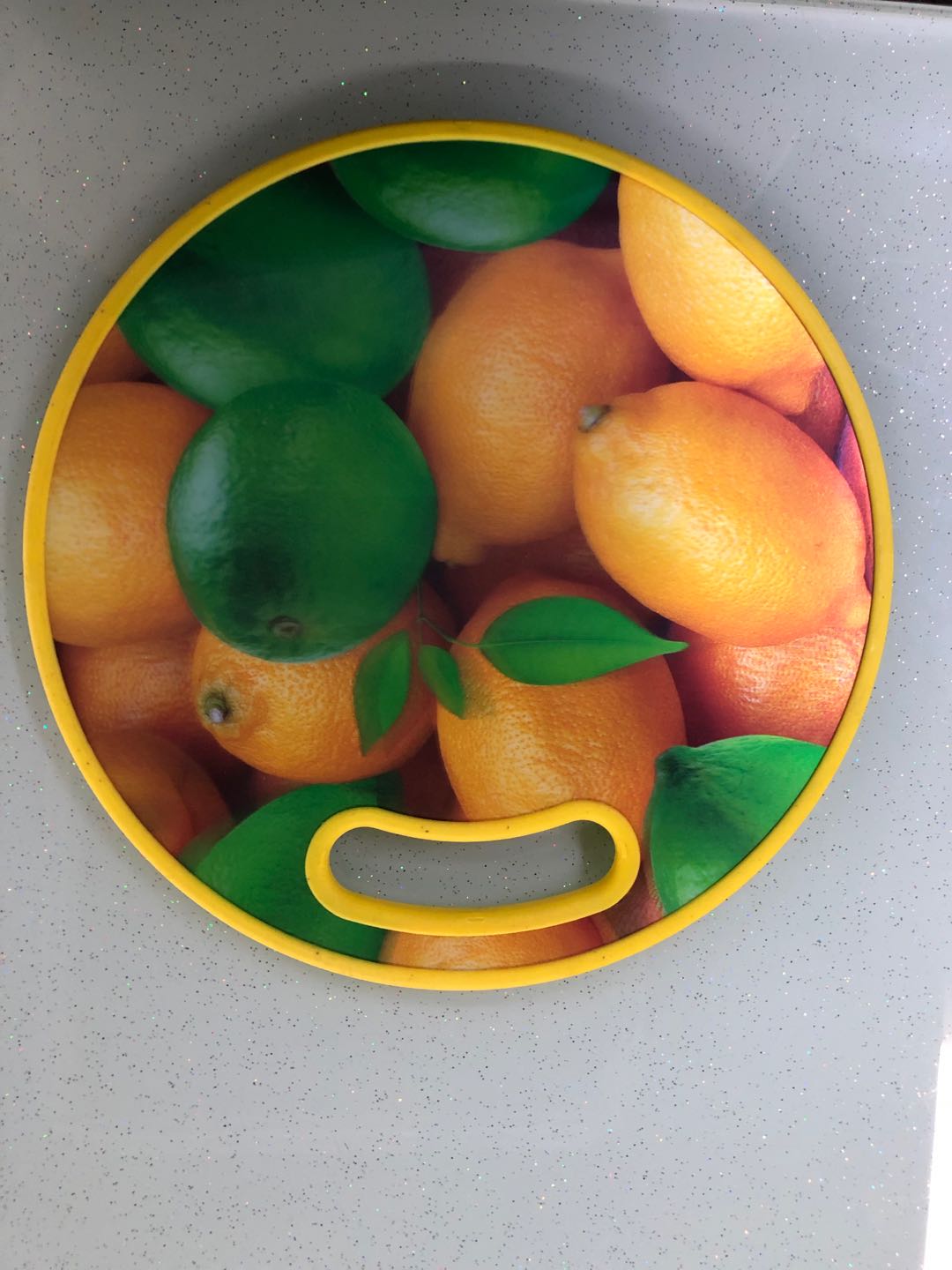 　时尙健康水果图案　圆形切菜板3D塑料菜板厂家直销菜板 砧板 切菜板