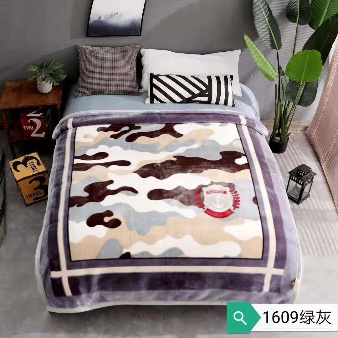 床上用品毛毯双层卡通毛毯单人盖毯珊瑚绒加厚毯子冬季床单绒毯