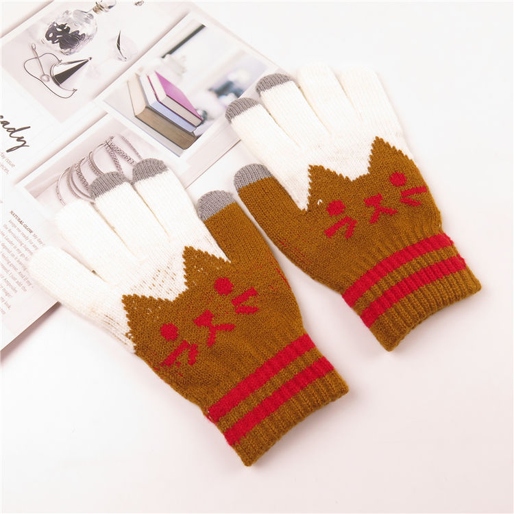 g各式针织手套男女通用冬季保暖手套596