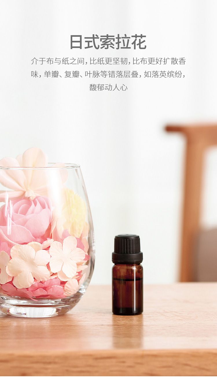 Handmade petal flameless aromatherapy essential oil for home use, indoor toilet air purification, room perfume lasting detail image 8