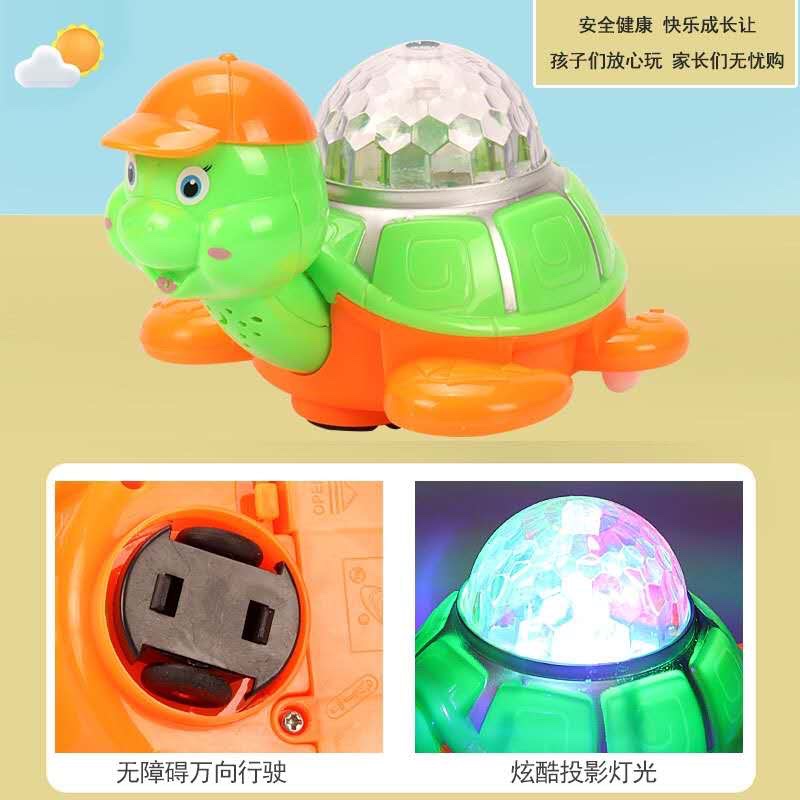 Electric flashing turtle details Picture