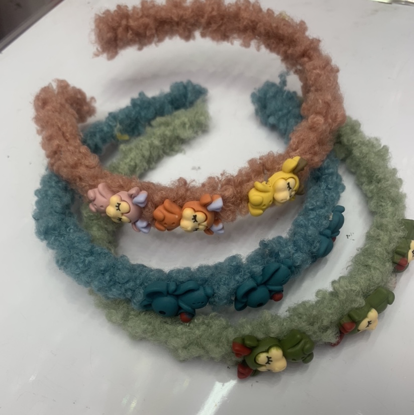 Resin headwear, fashionable and versatile, simple headwear for ladies, hair band, gold star accessory