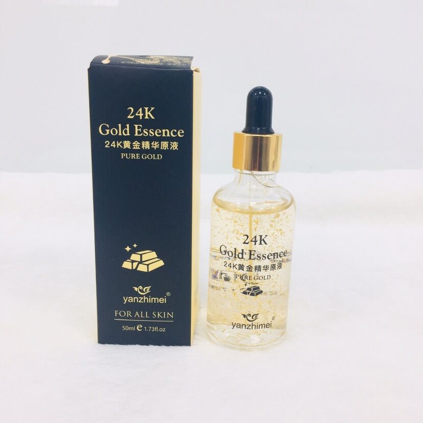 颜之美 24K黄金胜肽精华液保湿金箔原液 补水精华液OEM ODM详情1