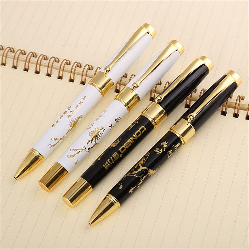 Craft metal ballpoint pen Business office high-grade metal ballpoint pen signature pen neutral pen