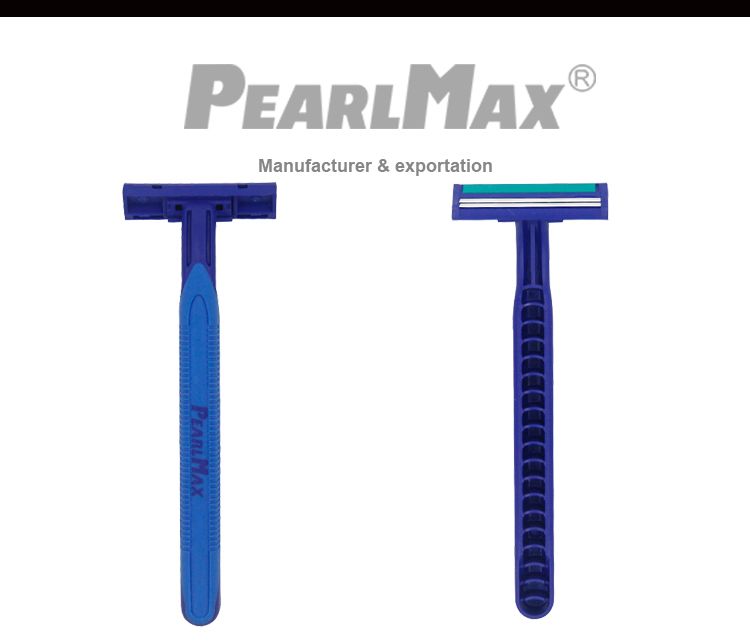 Rubber sheet 2-layer razor for foreign trade supply, imported blades, men's style detail image 1