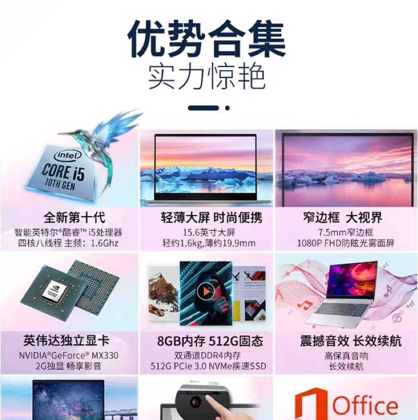 ￼ 联想笔记本电脑 IdeaPad15s 2020产品图