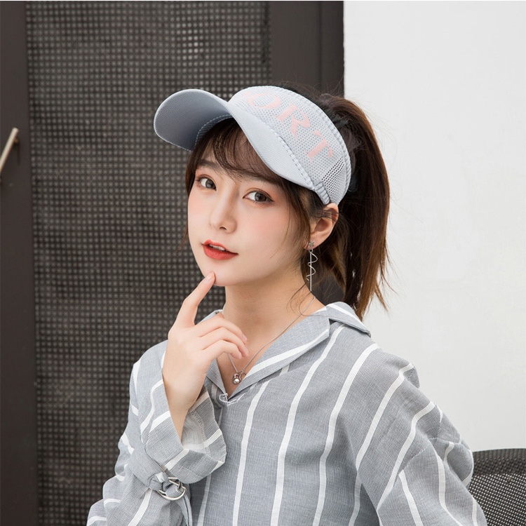 Knitted hat for women Fashion empty hat Korean version trendy versatile hats for women outdoor sports hat street casual sun hat