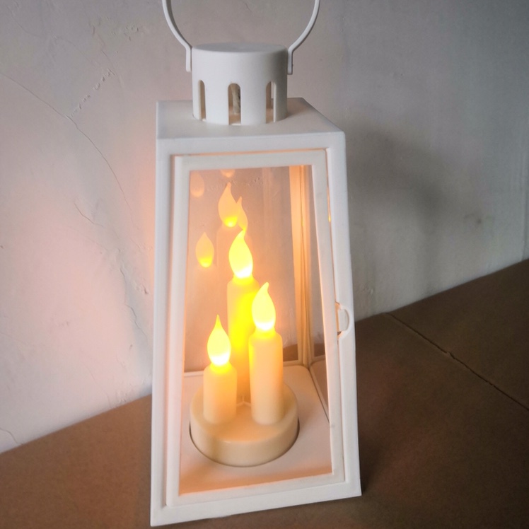 Small vintage lantern for opening the door