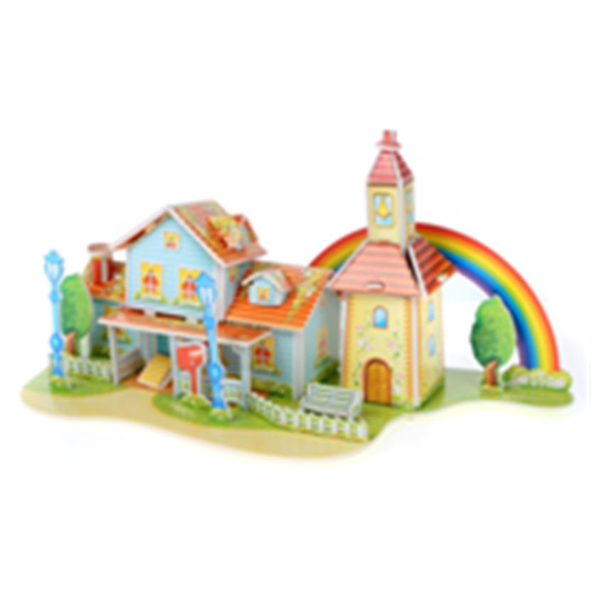 Yiwu Selection Zhili Fort Rainbow House /689-K/1997