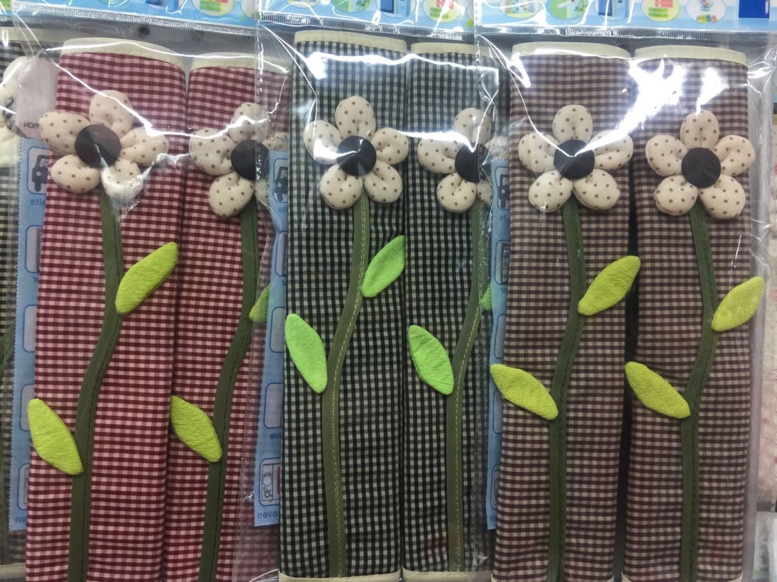 格子花朵手柄套