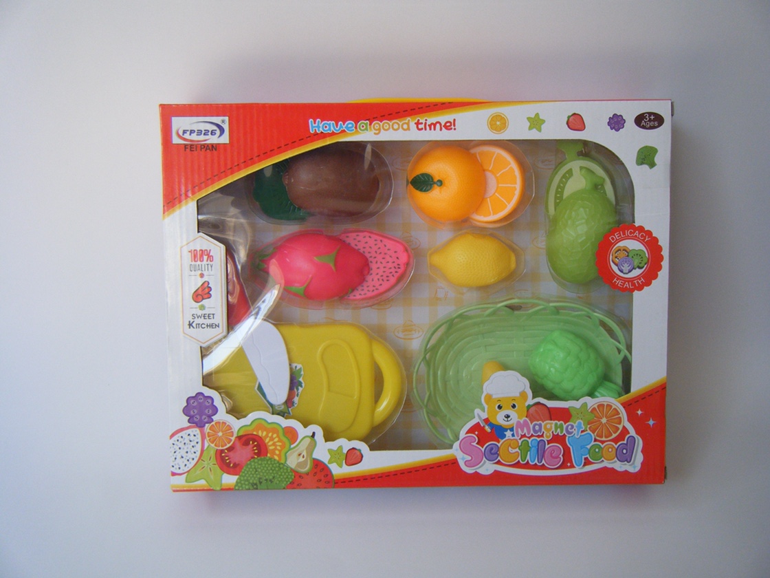 可切水果儿童玩具女孩蔬菜切切乐套装宝宝厨房做饭过家家披萨男孩326-B50产品图