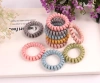 High-elasticity hair ties with telephone lines Specification image
