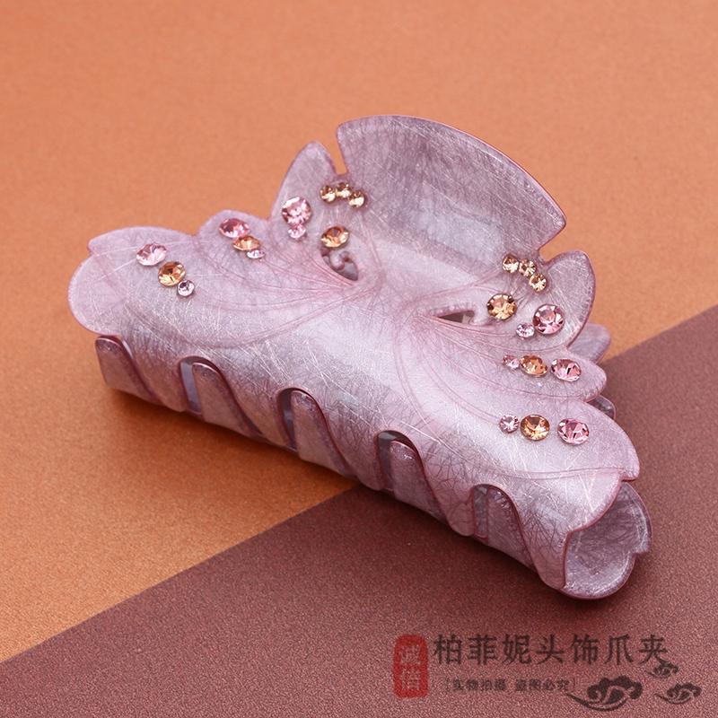 抓夹中号防滑淑女洗澡盘发成人女士简约韩版发卡百搭发饰产品图