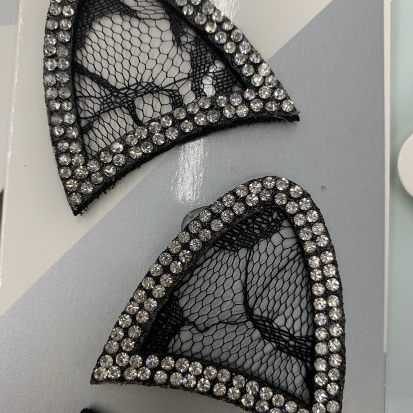 爆款精美烫钻猫耳朵