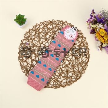 New Winter Twist Half Finger Gloves Knitted Wool Warm Men's And Women's Fingerless Arm Cover Application Scenario