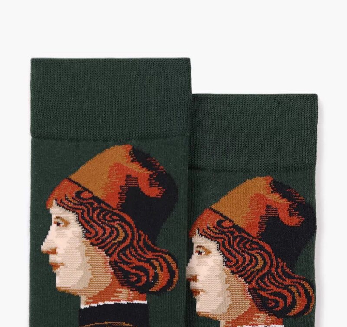 MOXIAO's new French artistic series AB women's mid-calf socks undefined