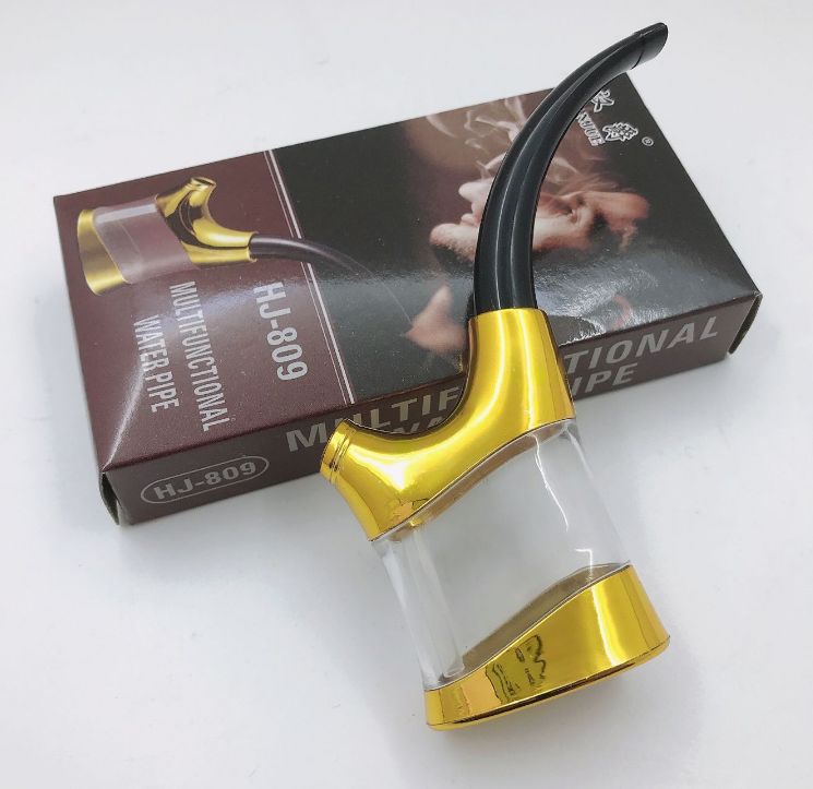 汉爵809水烟壶烟斗水烟筒袋锅双重循环过滤个性创意老式男士便携