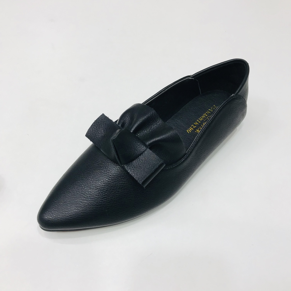 Victory Shoes Women's commuter PU with one pedal flat single shoe details Picture