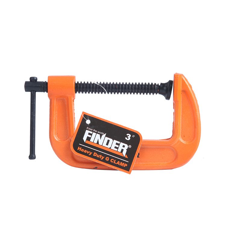 Discoverer G type ductile iron weighted clamp 3 inch G-clamp