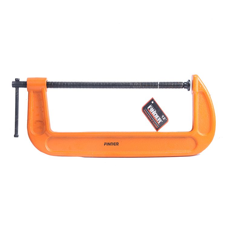 Discoverer G type ductile iron weighted clamp 12 inch G-clamp