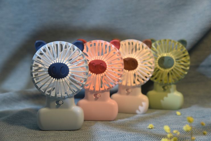 Mini Fan - Little Devil usb Charging Mini Fan Desktop Cartoon Three-speed Strong Wind Portable Desktop detail image 4