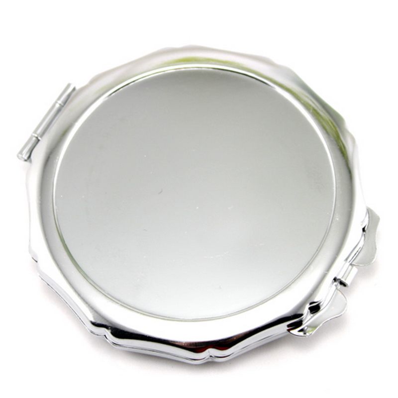 八角马口铁简易镜化妆镜镜胚详情图2