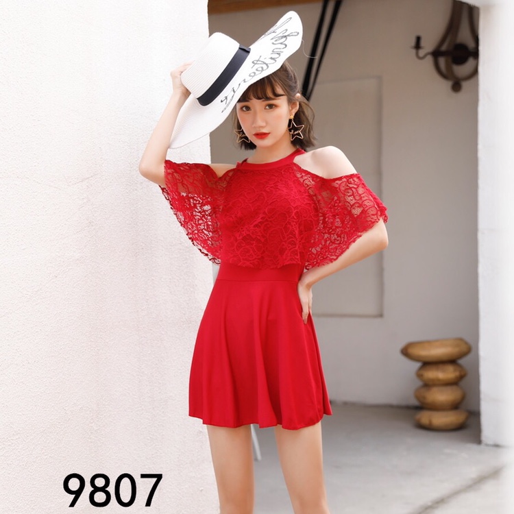 Swimsuit one-piece 9807 Conservative movement student slimming Internet celebrity slightly fat thumbnail