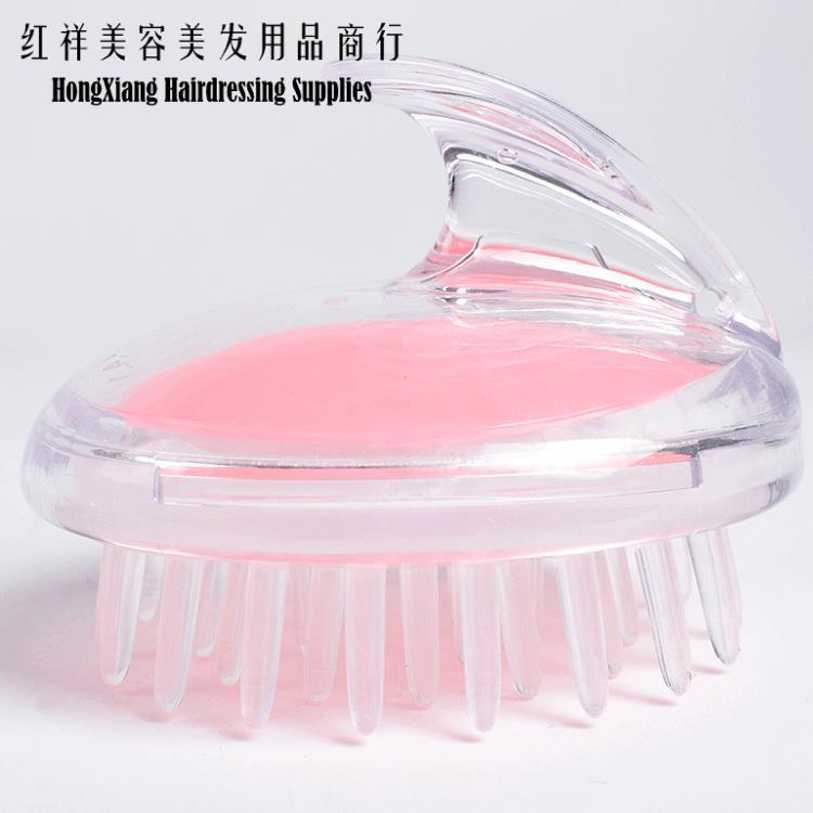Shampoo Massage brush Salon hair tools Clean scalp Massage silicone comb Multi-color optional home shampoo comb