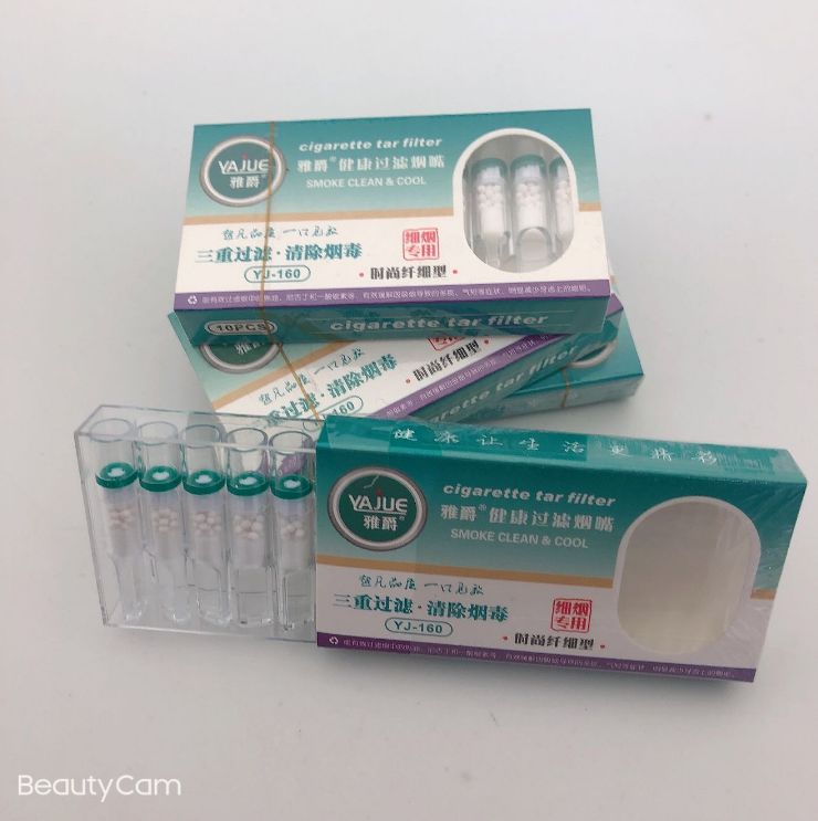 雅爵YJ-160烟嘴 52MM女士细烟一次性烟嘴健康戒烟过滤器详情图4