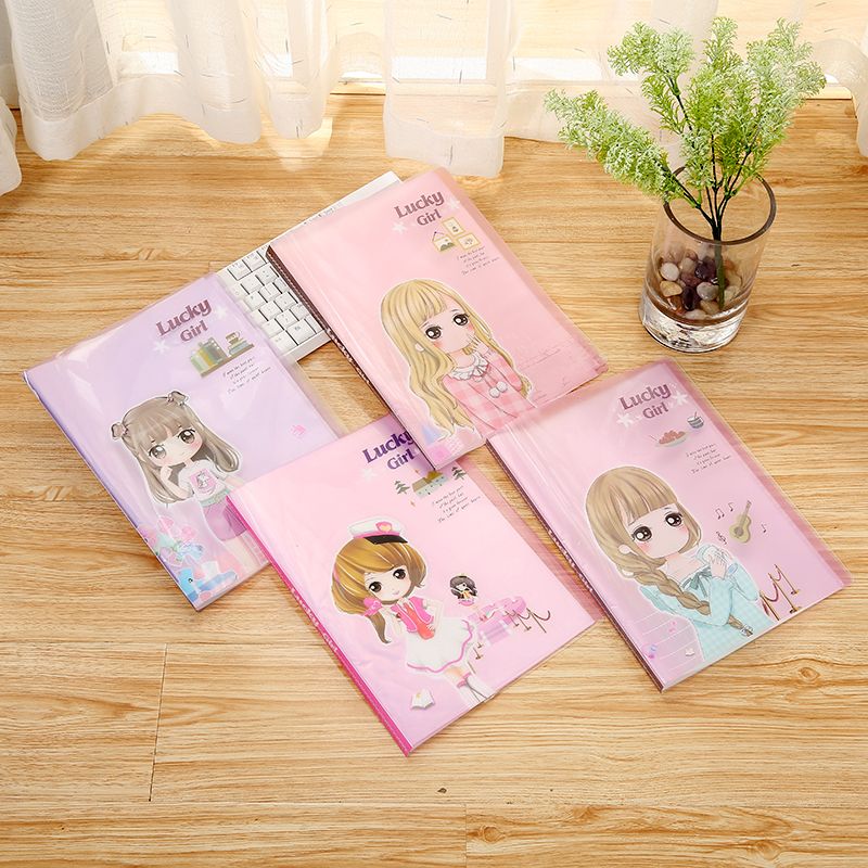 A4 data book folder 40 pages paper book folder lovely student stationery document book stationery supplies thumbnail