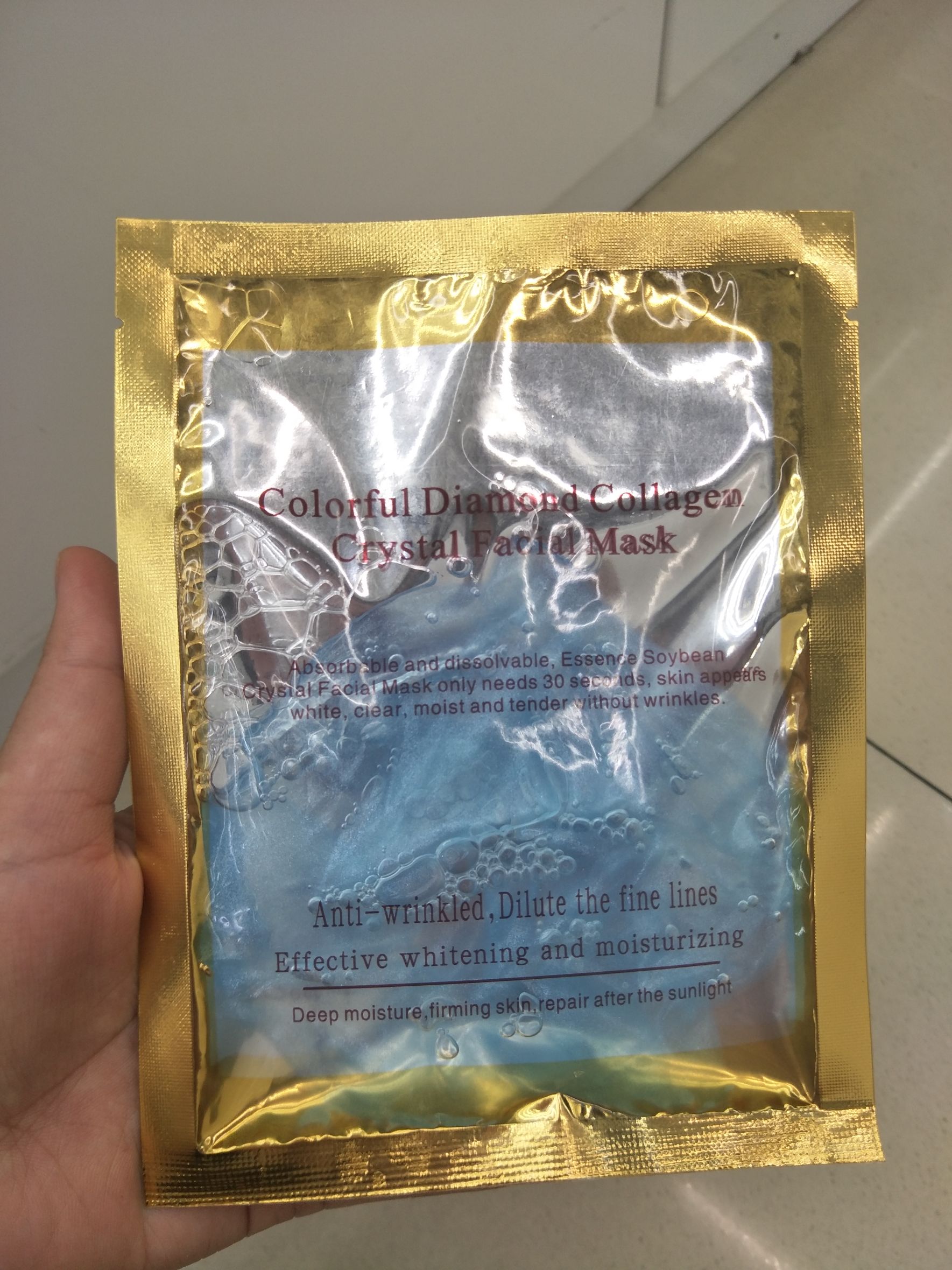 Crystal Mask Blue collagen mask