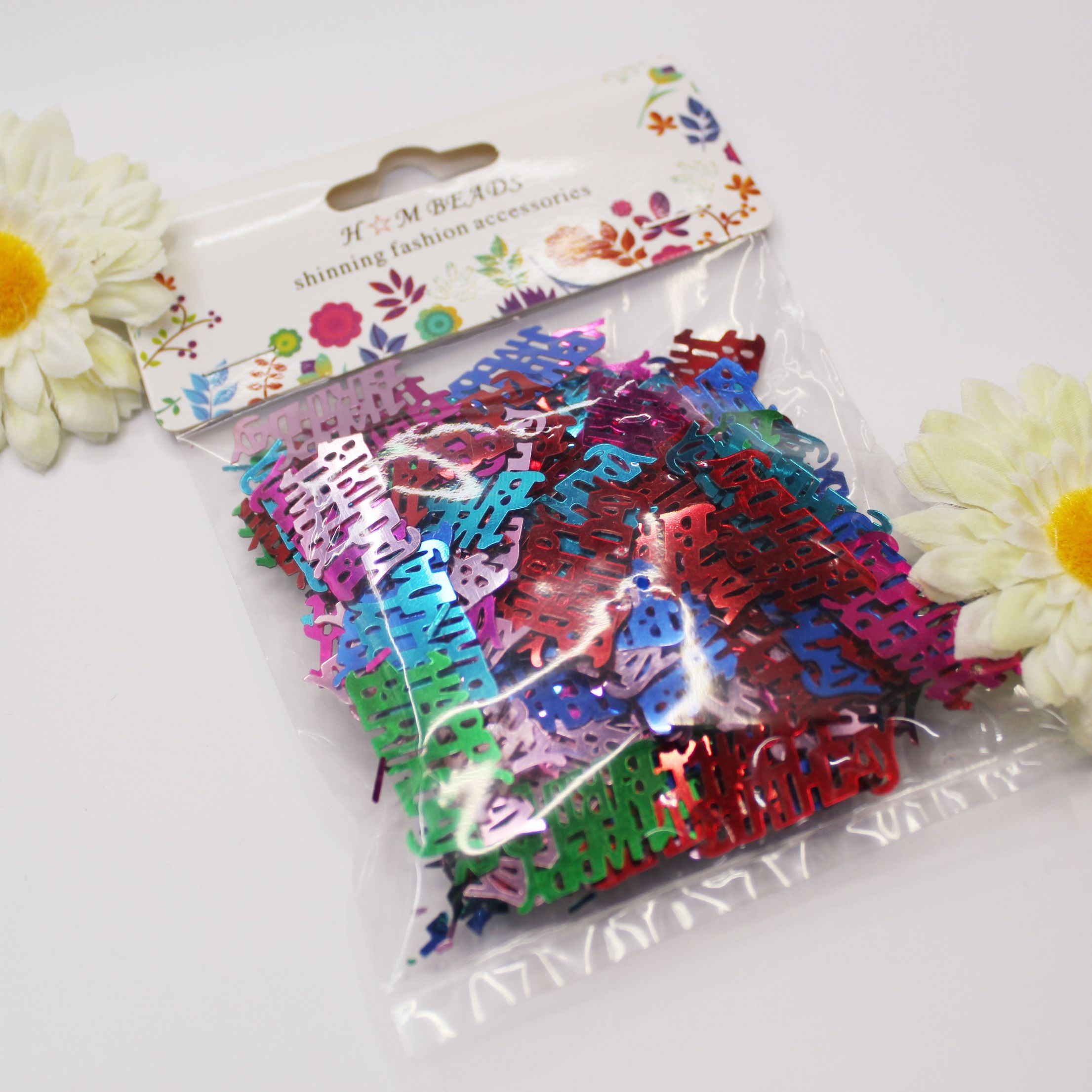 亮片DIY包装 50G亮片包装 带卡头款 混装亮片 定制款详情图1