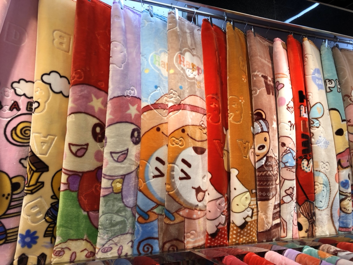 Bunny Bear Blanket With Cartoon Design