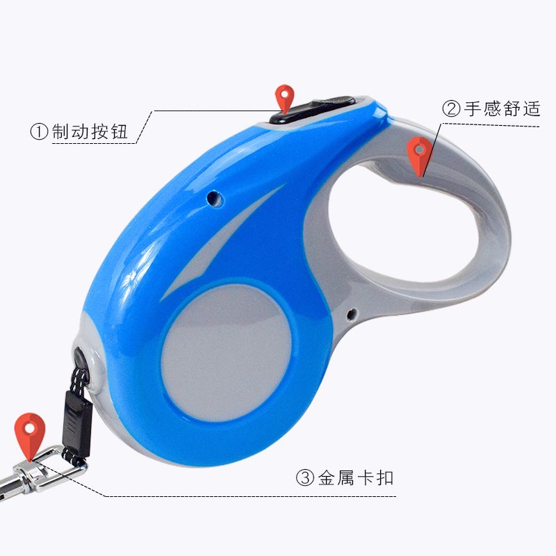 Pet supplies manufacturer wholesale pet dog automatic retractable leash 5M3m dog automatic retractable leash Application Scenario