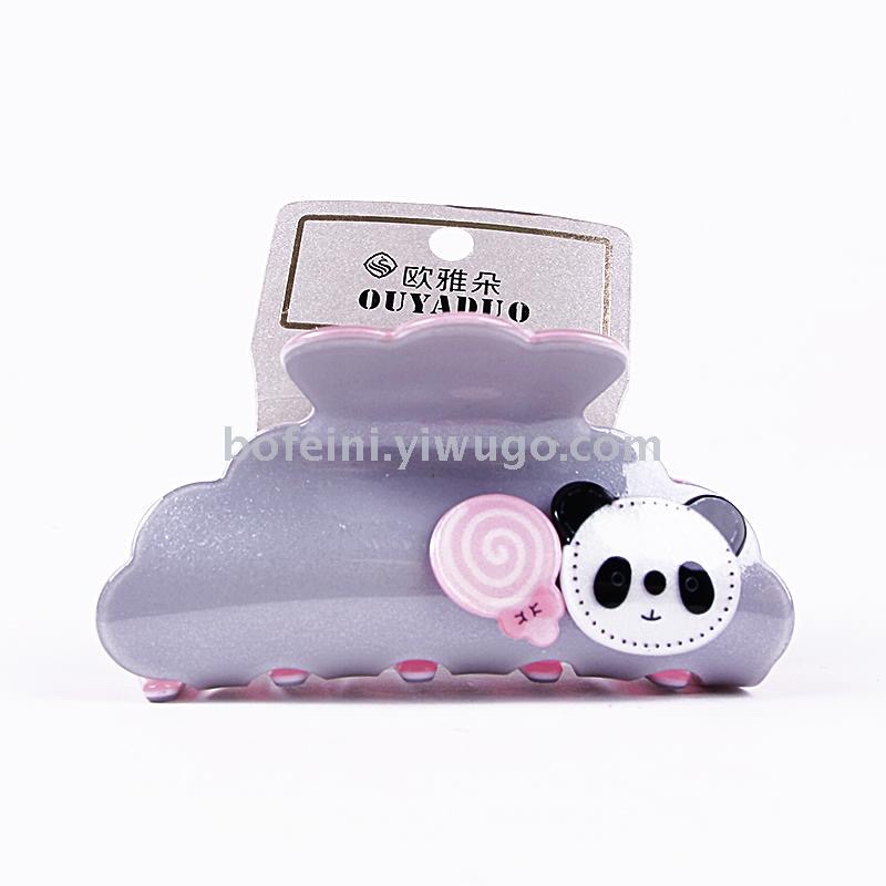 Bafini Korean premium bath hair clips, grab clips, large clips, headwear, updo hair accessories, cartoon cute hair clips details Picture