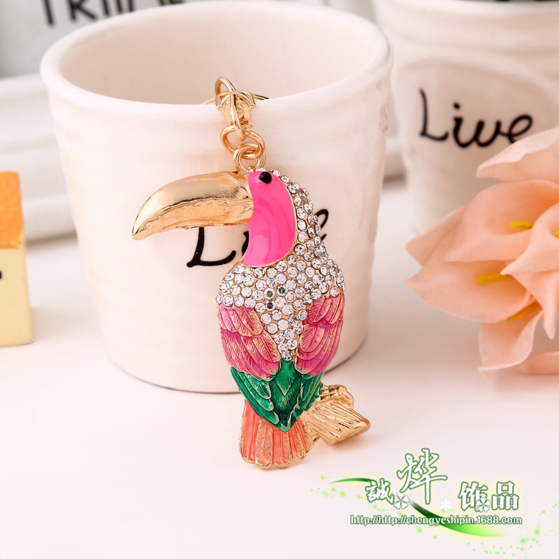 New Korean-style parrot keychain details Picture