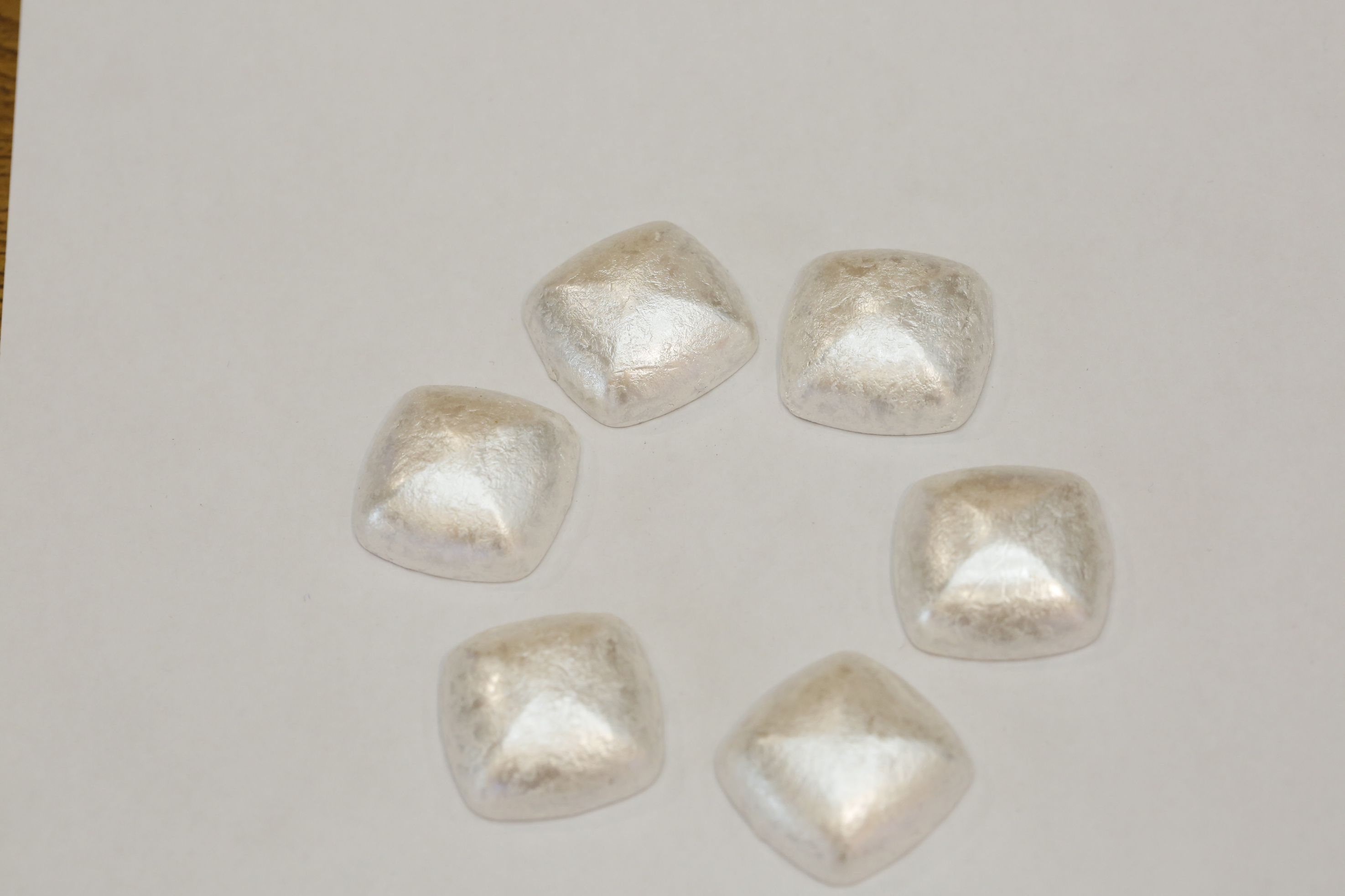 Snowflake ball half square 30MM thumbnail