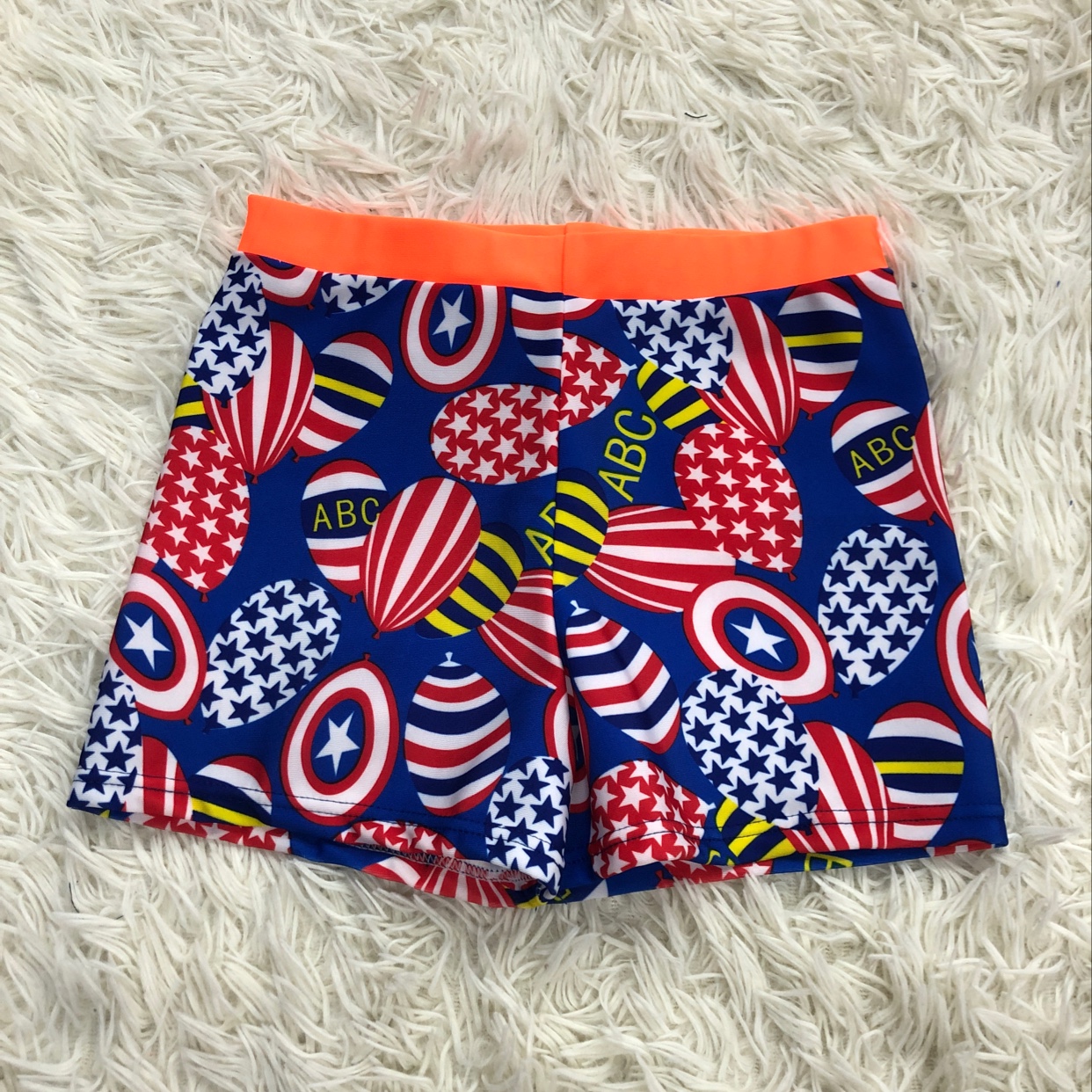 8131 Wide Waisted Swim Trunks