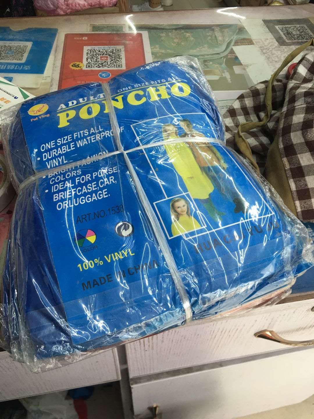 80克加大套头雨衣产品图