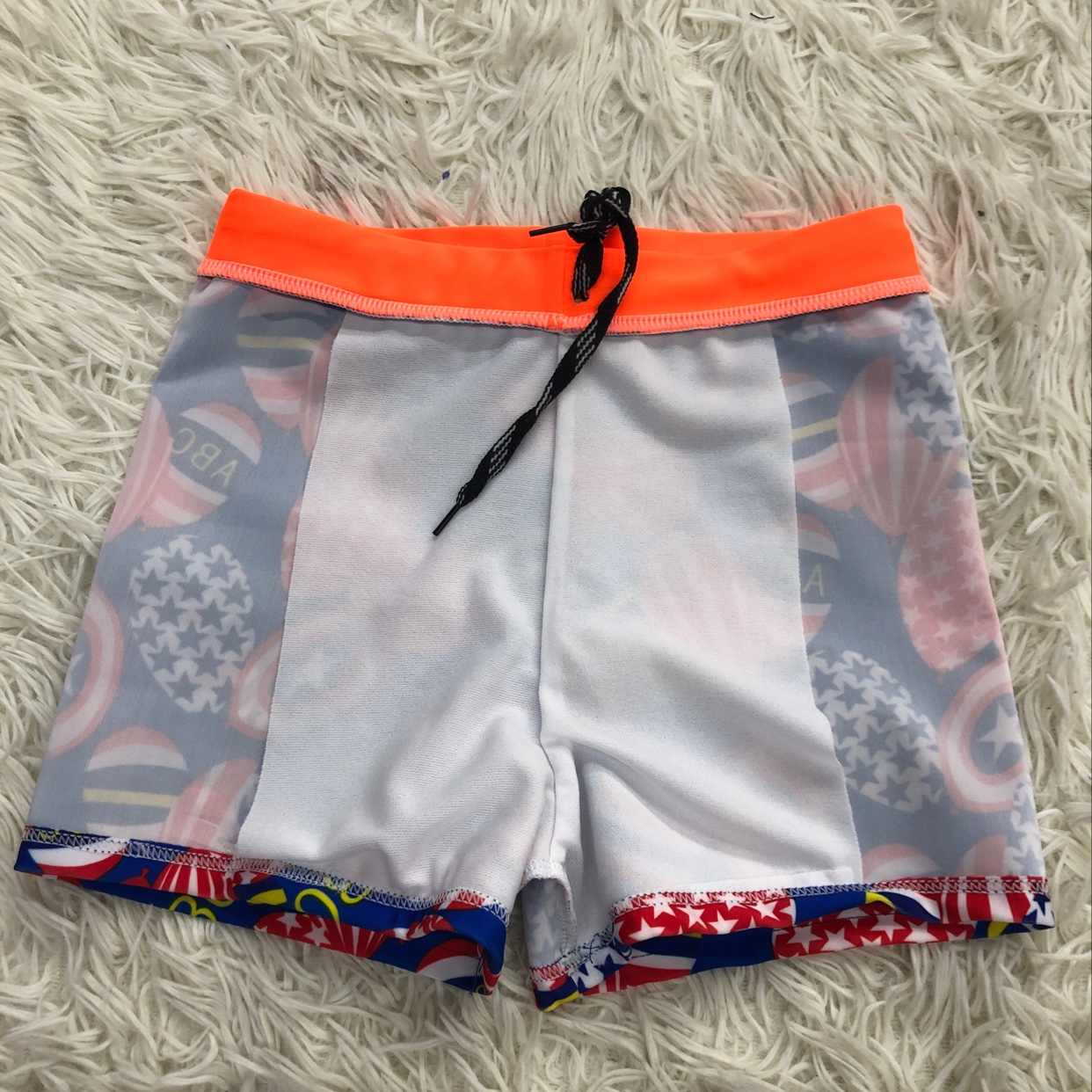 8131 Wide Waisted Swim Trunks details Picture