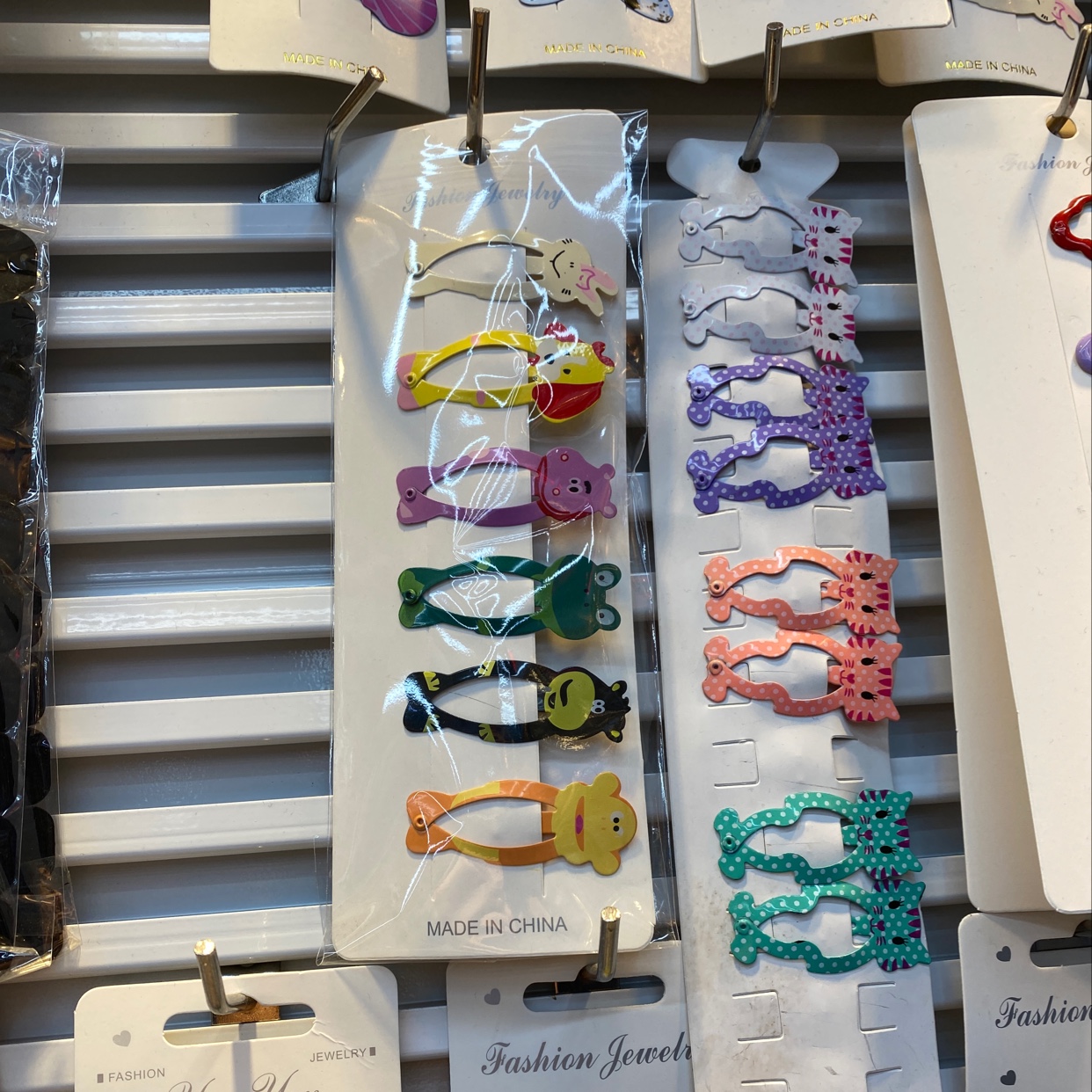 新款可爱儿童发夹 动物夹 水果夹多彩 颜色